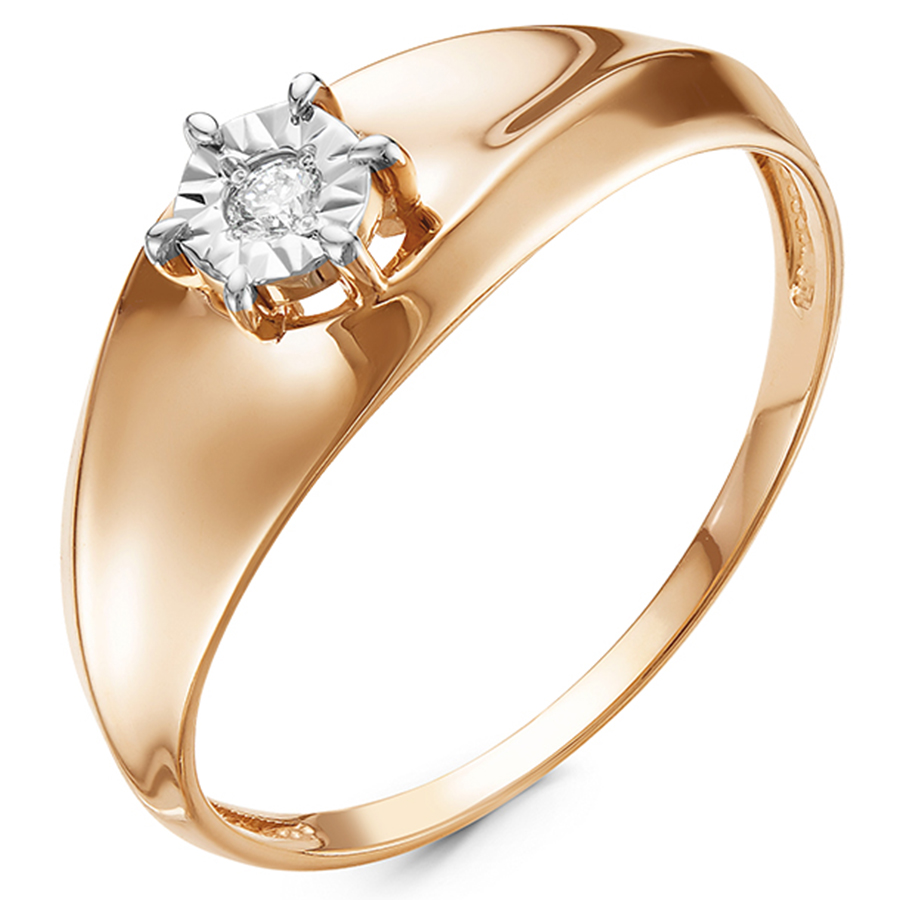 Кольцо, золото, бриллиант, БР111170